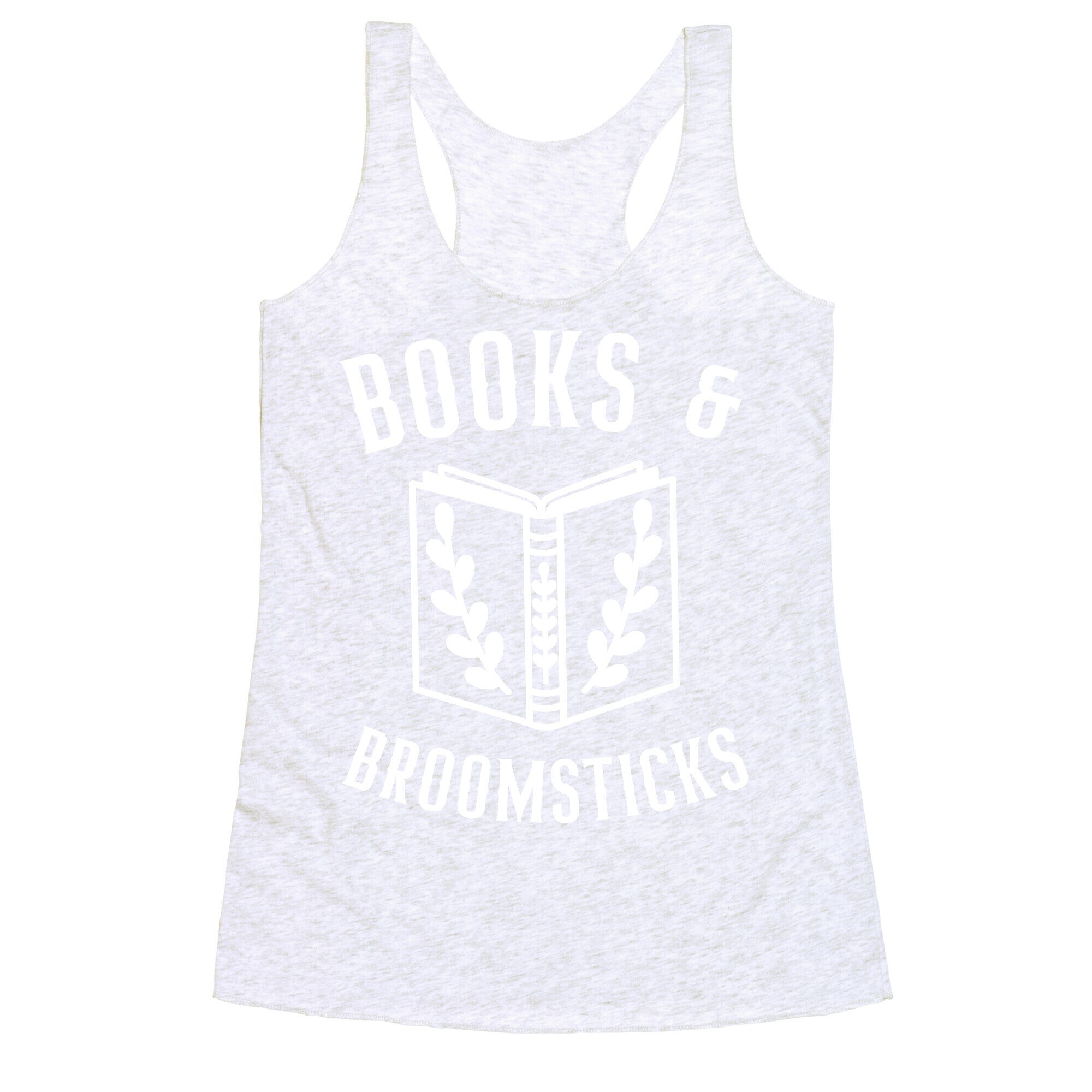 Books And Broomsticks Racerback Tank